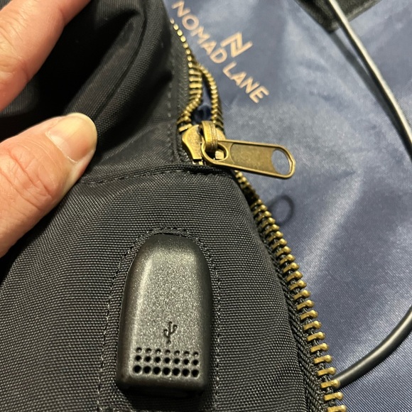 Nomad Lane Black Bento Bag Travel Carry On Personal Item Duffle Weekend - Picture 14 of 16